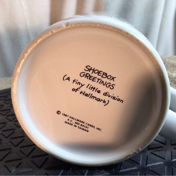 Vtg 1987 Shoe Box Greeting THANK HEAVEN FOR FRIENDS Ceramic Coffee/Tea Mug - Picture 7 of 9